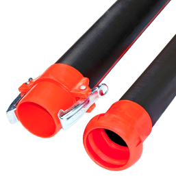 160*6000 პოლიეთილენის მილი თავით  6 ატმ 